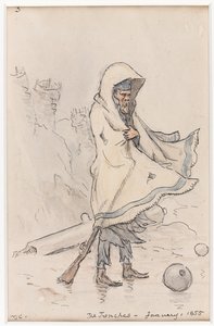 Les tranchées, janvier 1855 - William James Colville