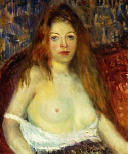 Un modèle aux cheveux roux