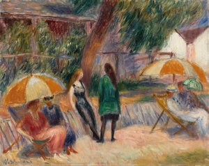 Plage avec figures, Bellport - William James Glackens
