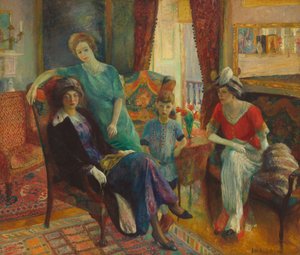 Groupe familial - William James Glackens