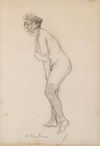 Femme nue debout
