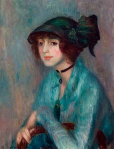 La Brune - William James Glackens
