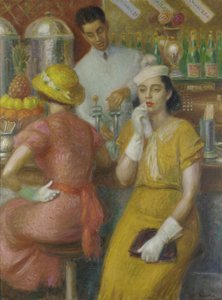 La Fontaine à Soda, 1935
