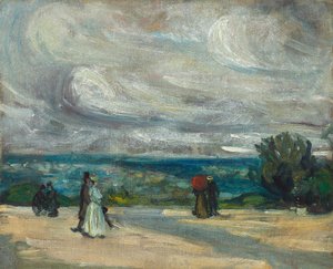 La Terrasse - William James Glackens