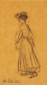 Femme marchant