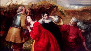 Le combat, scène de la guerre civile anglaise - William James Grant