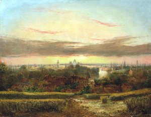 Vue de Wandsworth, Westminster et St Paul