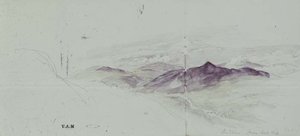Duddon : depuis le sommet de la colline - William James Linton