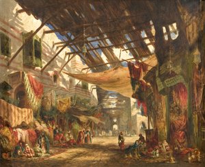 Le Bazar de tapis, Le Caire - William James Muller