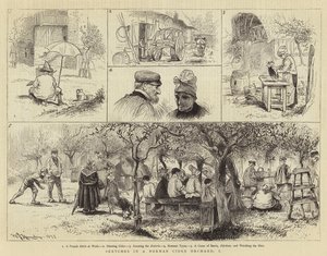 Croquis dans un verger de cidre normand, I - William John Hennessy