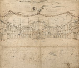 Conception pour la Rotonde, Jardins de Ranelagh - William John Newton