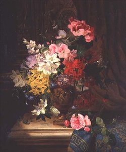 Une Nature Morte de Fleurs - William John Wainwright