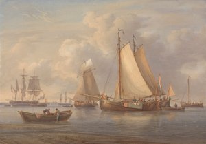 Bateaux de pêche néerlandais à l
