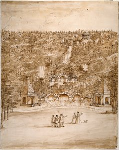 Chatsworth : conception pour une cascade, début des années 1740