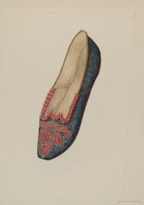 Pantoufle de soirée, vers 1937 - William Kieckhofel