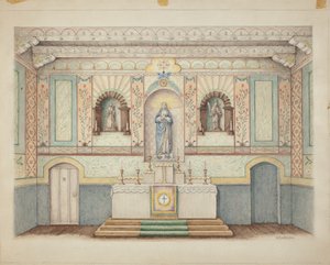 Mission La Purisima - Restaurée en 1941 - William Kieckhofel