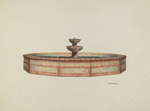 Fontaine de mission, 1941 - William Kieckhofel