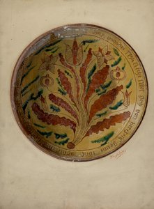 Assiette allemande de Pennsylvanie - William L. Antrim