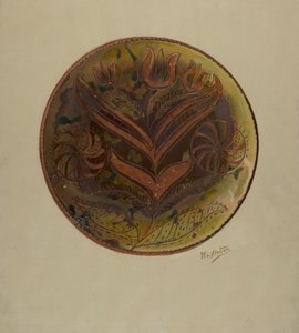 Assiette allemande de Pennsylvanie, vers 1937 - William L Antrim