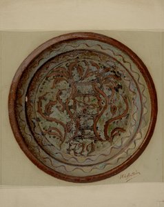 Assiette allemande de Pennsylvanie, vers 1937 - William L Antrim