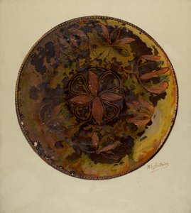 Assiette allemande de Pennsylvanie