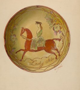 Assiette à tarte - William L Antrim