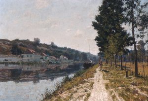 Rives du Loing, vers 1894-97 - William Lamb Picknell