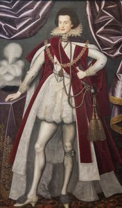 George Villiers, 1er duc de Buckingham 1592-1628, vers 1616