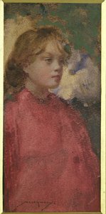 Fille en rouge - William Lee Hankey