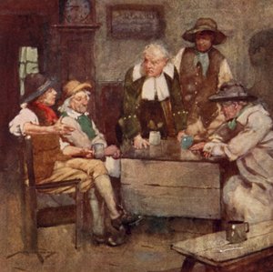 Illustration pour Le Village abandonné par Oliver Goldsmith - William Lee Hankey