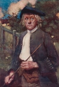 Illustration pour The Deserted Village par Oliver Goldsmith - William Lee Hankey
