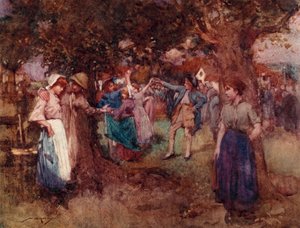 Illustration pour Le Village Abandonné par Oliver Goldsmith - William Lee Hankey