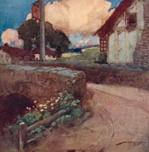 Illustration pour Le Village déserté par Oliver Goldsmith