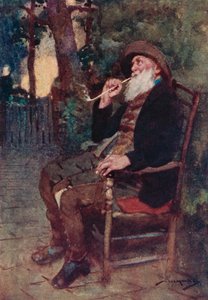Illustration pour The Deserted Village par Oliver Goldsmith - William Lee Hankey