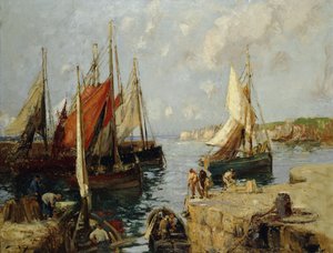 Bateaux de Moules, Honfleur - William Lee Hankey