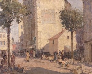 Poterie et Fleurs, Dieppe - William Lee Hankey