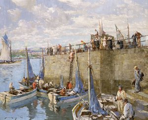 Pêcheurs de sardines, Concarneau - William Lee Hankey