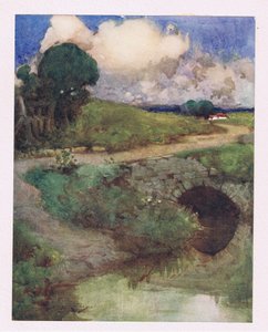 Le ruisseau rafraîchissant, le vert gazonné - William Lee Hankey