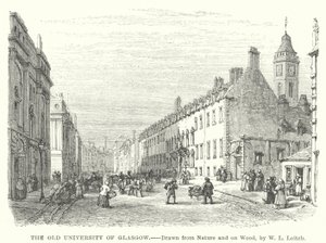 La Vieille Université de Glasgow - William Leighton (after) Leitch