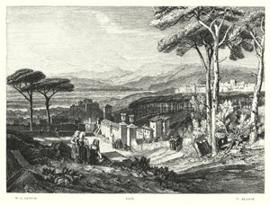 Childe Harold de Lord Byron, Chant IV, Strophe 174 (gravure) - William Leighton Leitch