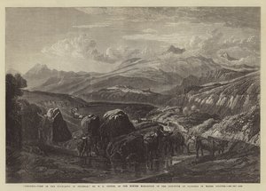 Matin, vue dans les Highlands de Braemar, dans l