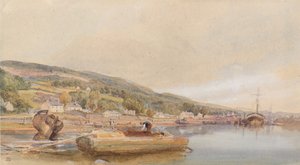 Sur la Clyde près de Bowling - William Leighton Leitch