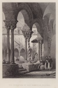 Les Cloîtres de San Domenico, Palerme - William Leighton Leitch