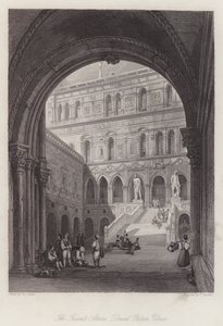 Les escaliers des géants, Palais des Doges, Venise - William Leighton Leitch