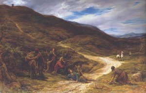 Sur la lande "La corne, la corne, la corne vigoureuse" - William Linnell