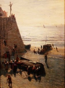 Sécher les filets - William Lionel Wyllie