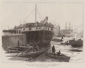De retour à la maison : le retour du Foudroyant - William Lionel Wyllie