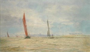 Fort Hoo, rivière Medway - William Lionel Wyllie