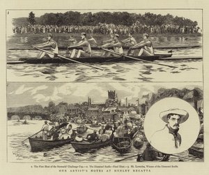 Notes de notre artiste à la régate de Henley - William Lionel Wyllie