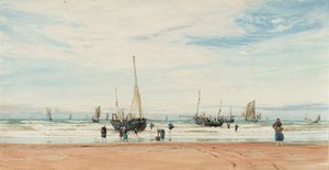 Plan du chantier naval de Portsmouth (Angleterre) en 1850. Dessin et aquarelle (65,5x79,5 cm), d